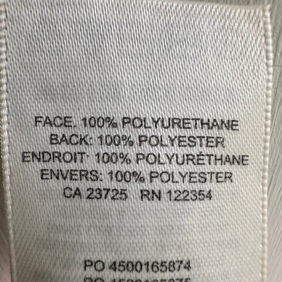 Aritzia Wilfred The Melina Cropped Vegan Leather Pants Cognac Brown - Picture 9 of 9